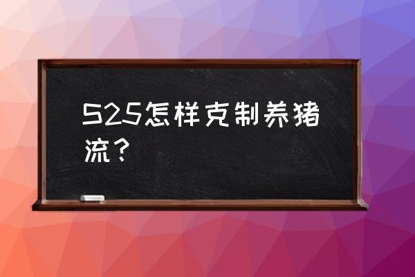 王者模拟战养猪流怕什么 S25怎样克制养猪流？