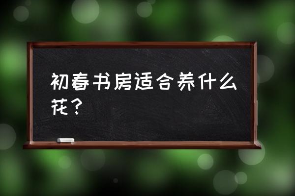 古代书房放什么盆景 初春书房适合养什么花？