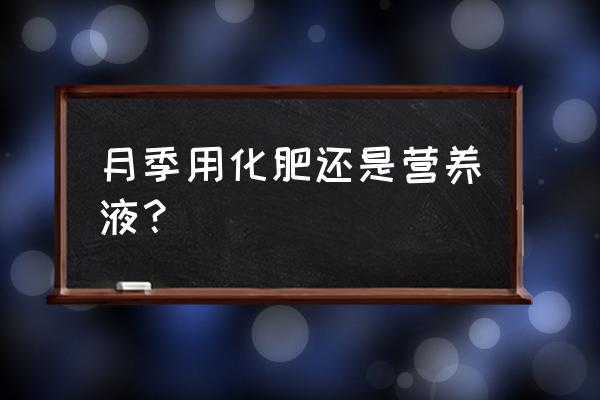 花卉用复合肥还是营养液哪个好 月季用化肥还是营养液？