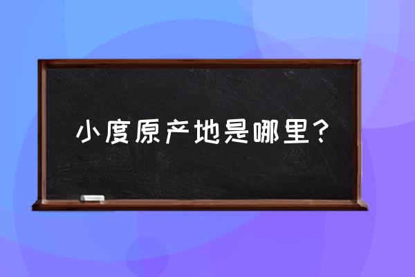 小度智能音箱触屏版哪里生产的 小度原产地是哪里？