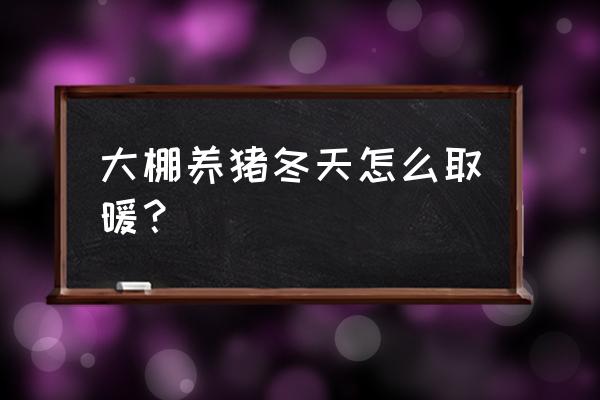 猪场专用空气能热泵 大棚养猪冬天怎么取暖？