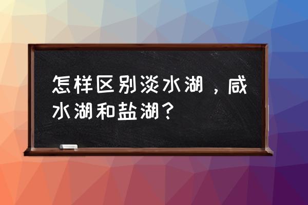 中国最美五大湖泊排名 怎样区别淡水湖，咸水湖和盐湖？