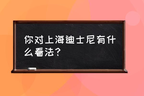 熊猫专列的卧铺票价 你对上海迪士尼有什么看法？