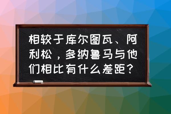 多纳鲁马门将教学 相较于库尔图瓦、阿利松，多纳鲁马与他们相比有什么差距？